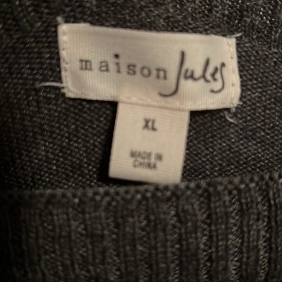 Maison Jules Women’s Crewneck Sweater in Grey in size XL - Picture 8 of 11